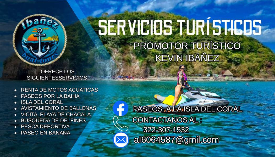 Promoción de tours a Isla del Coral, avistamiento de ballenas y paseos premium